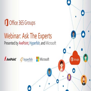 Understanding Office 365 Groups: Ask The Experts