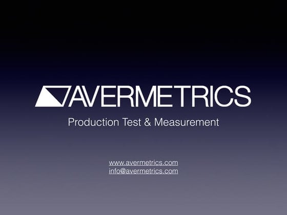 Avermetrics intro