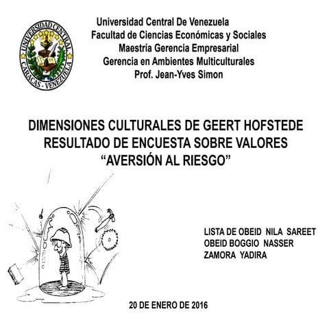 Aversión al riesgo enero  2016