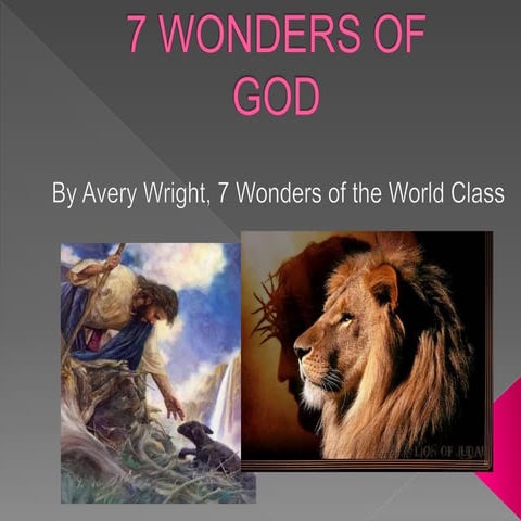 7 Wonders of God
