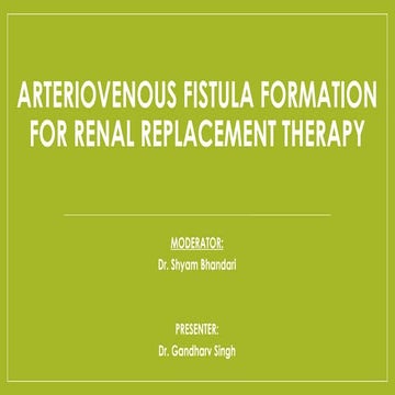 Regarding the case of AV fistula case.pptx