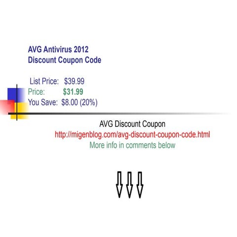 AVG antivirus 2012 discount coupon code
