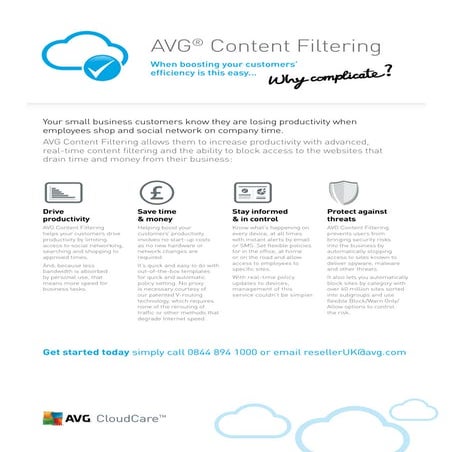 AVG CloudCare Content Filtering Fact Sheet