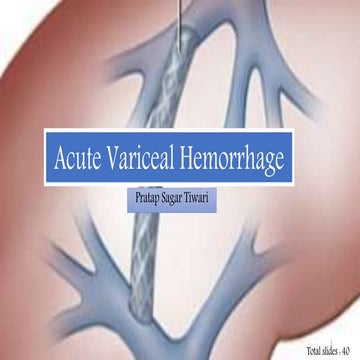 Acute Variceal Hemorrhage