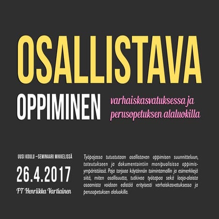 Osallistava oppimispolku