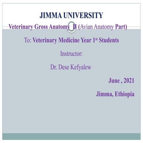 Avian Anatomy Ppt.pptxfasgdg namaste namaste