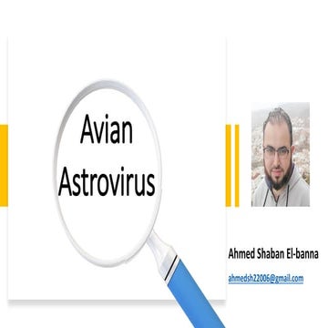 Avian astrovirus