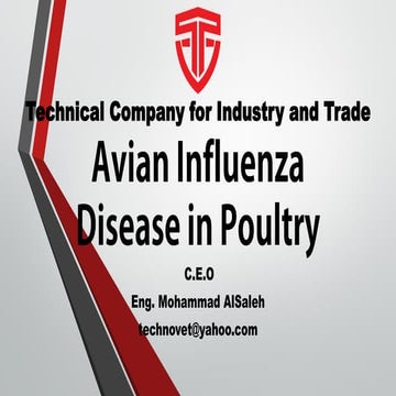 Avian influenza disease in poultry