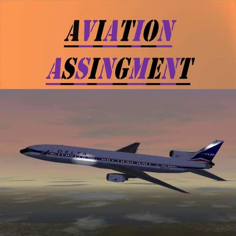 Aviation assingment frankfinn
