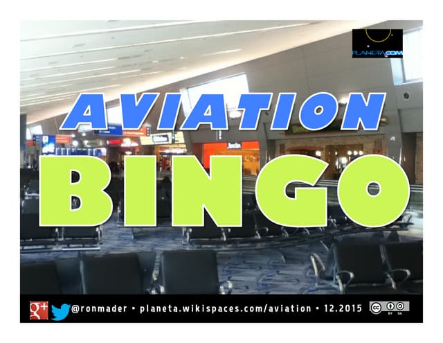 Aviation Buzzword Bingo
