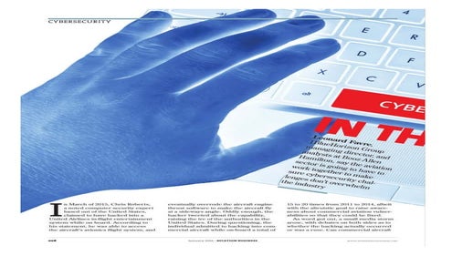 Cybersecurity in the sky