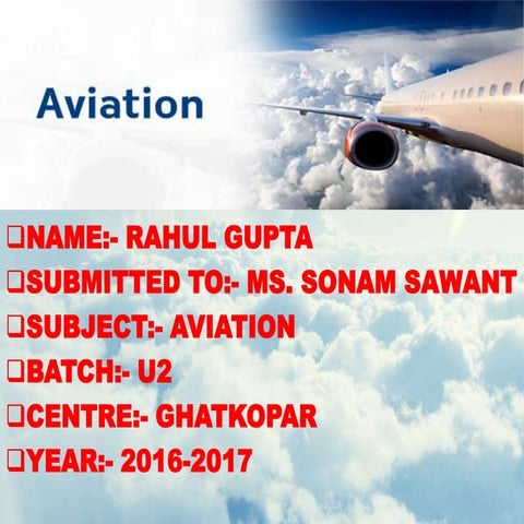 AVIATION PPT (RAHUL GUPTA) 