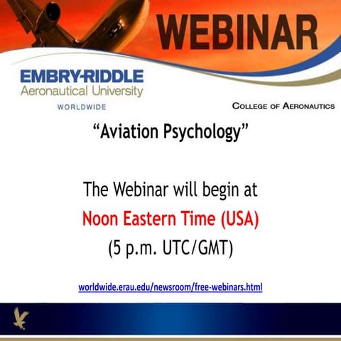 Aviation psychology by dr. clint balog