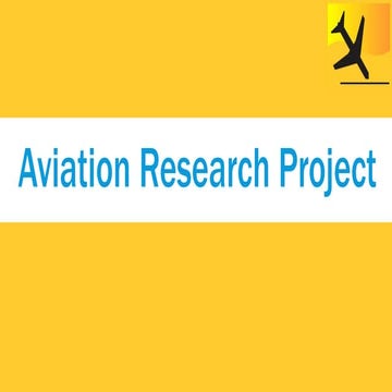 Aviation Research Project - Akash Siddharth Pol