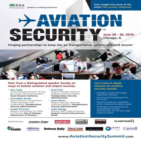 IDGA’s Aviation Security Summit