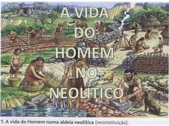 A vida do homem no neolítico