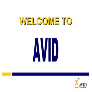 AVID overview 2015