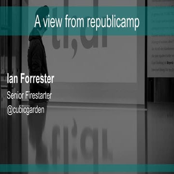 A personal view from republicamp