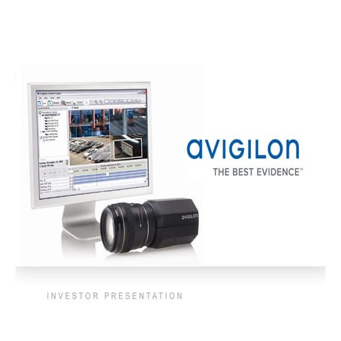 Avigilon Investor Presentation 