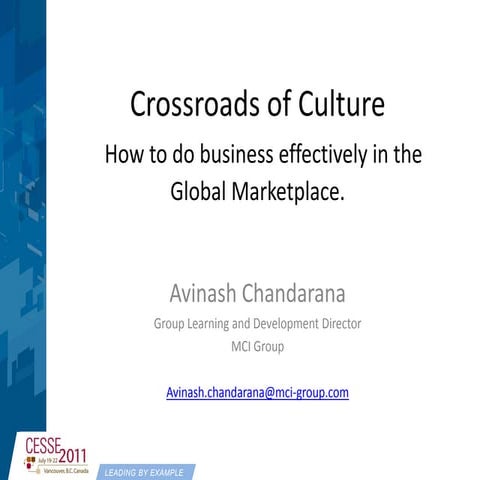 Avinash Chandarana.Crossroads of Culture 