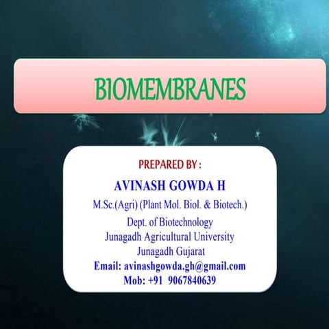 Biomembranes of cell