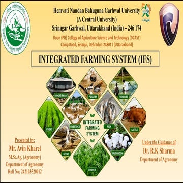 integrated farming system | PPTX