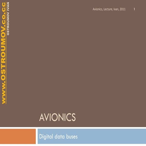 Avionics Digital data buses