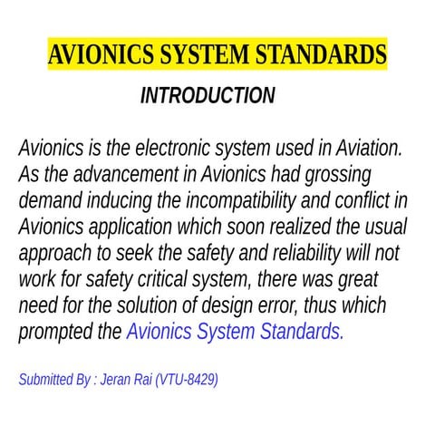 Avionics System Standards.pdf
