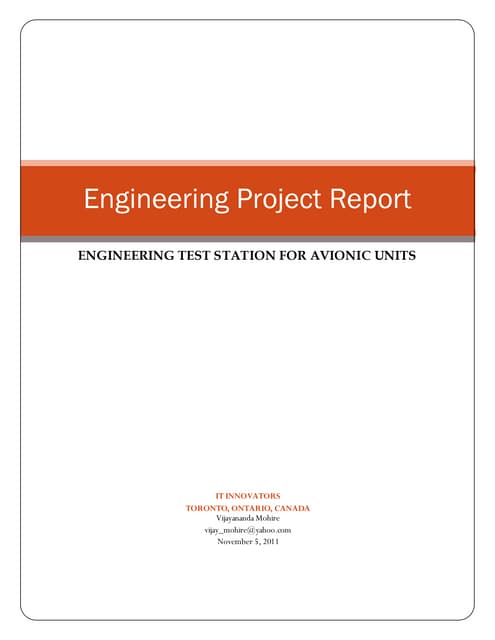 Avionics Test Station Setup 