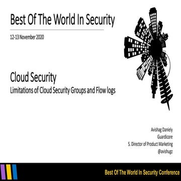 Cloud Security: Limitations of Cloud Security Groups and Flow Logs