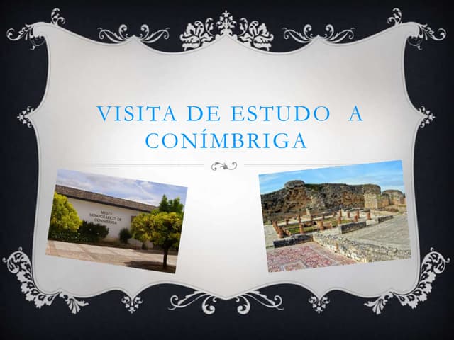 A visita de estudo em Conímbriga
