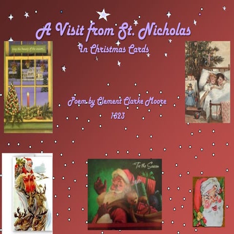 A Visit From St Nicholas - In Christmas Cards