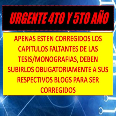 Aviso de entrega de blogs