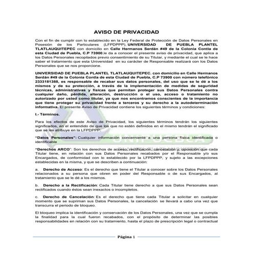 AVISO DE PRIVACIDAD_UNIPUEBLA TLATLAUQUITEPEC