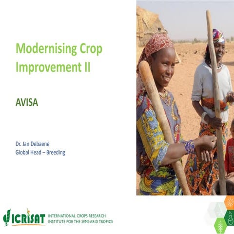 ICRISAT Global Planning Meeting 2019:  Modernising Crop Improvement II (AVISA...