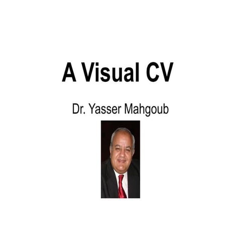 Yasser Mahgoub Visual CV