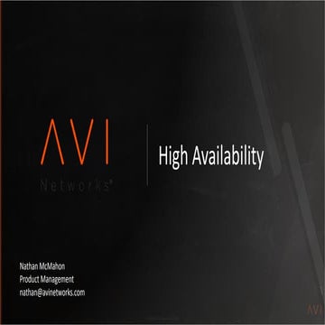 Design Best Practices for High Availability in Load Balancing