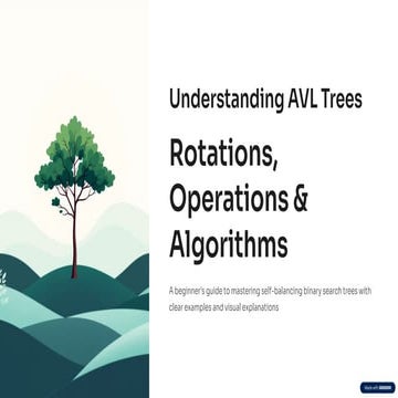 Data Structure and Algorithms AVL Trees | PPT