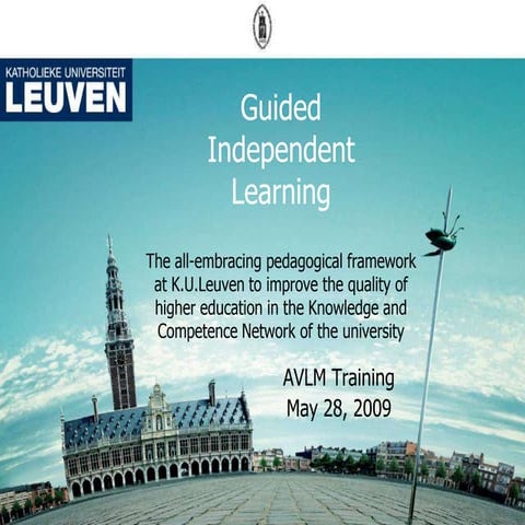 Avlm 2009  Guided Indep Learning   Wim