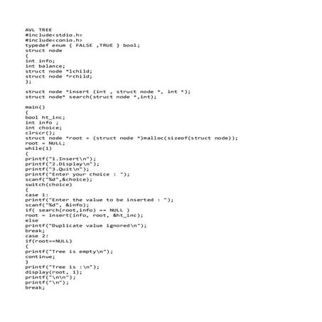 Avl tree | PDF