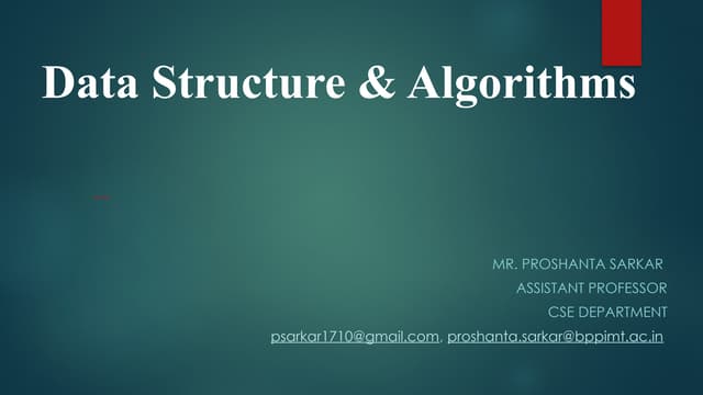 Introduction to AVL Tree, Different kinds of rotations and insertion, deletion
