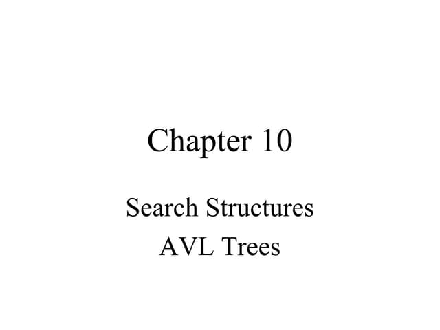 Avl trees