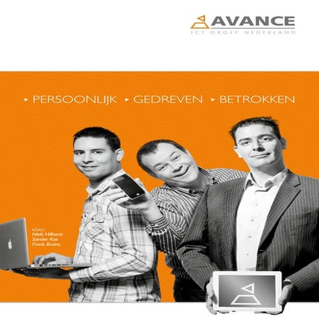 Avance ICT Groep Nederland Corporate Brochure