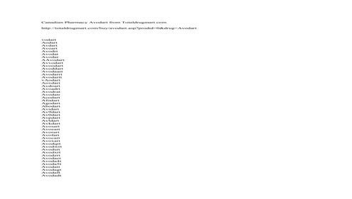 Uk Online Pharmacy Avodart
