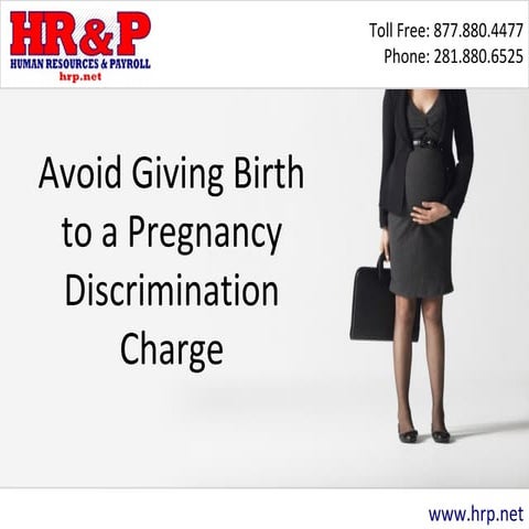 Avoid Giving Birth to a Pregnancy Discrimination Charge