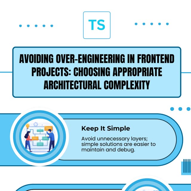 Avoiding Over-Engineering in Frontend Projects: Choosing Appropriate ...