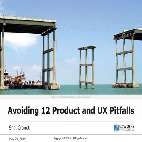 Avoiding product and ux pitfalls   for start-ups and enterprises