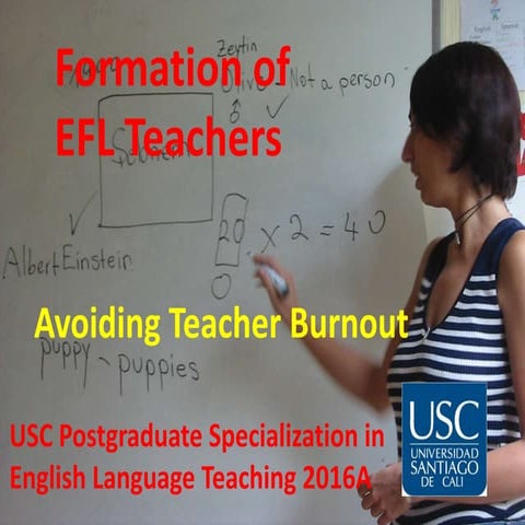 Avoiding teacher burnout usc 2016 