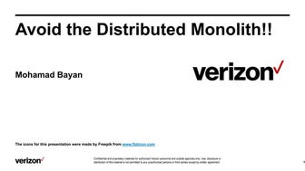 Avoid the Distributed Monolith!!