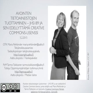 Avointen tietoaineistojen tuottamin...